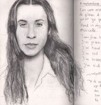 Alanis Morissette | Mechanical pencil + 2B in sketchbook | Sep &#039;24